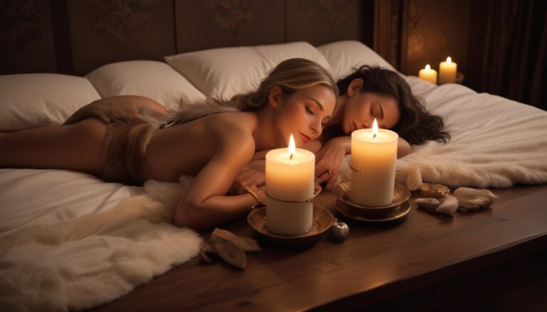 Transforma una noche común en una experiencia sensorial explorando el arte del masaje erótico con velas de masaje, aceites esenciales y masajeadores.