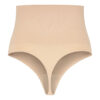 BYE-BRA - FAJA SIN COSTURAS ESTILO TANGA BEIGE TALLA M - Imagen 4