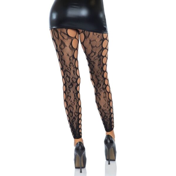 LEG AVENUE - FOOTLESS CROTHLESS TIGHTS ONE SIZE - Imagen 5