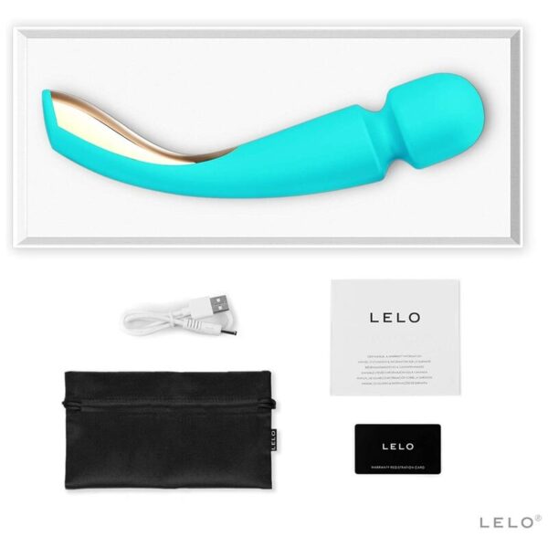LELO - MASAJEADOR SMART MEDIUM WAND 2 VERDE AGUA - Imagen 5