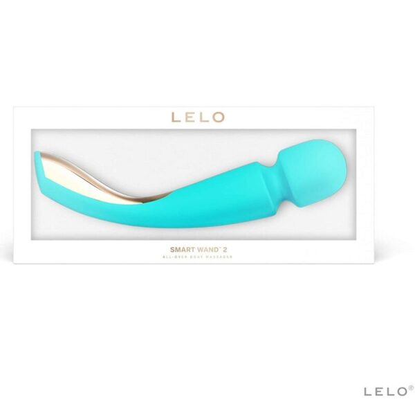 LELO - MASAJEADOR SMART MEDIUM WAND 2 VERDE AGUA - Imagen 4