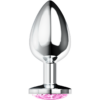 OHMAMA - PLUG ANAL CON CRISTAL ROSA L - Imagen 2