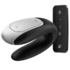 SATISFYER - DOUBLE FUN PARTNER VIBRADOR NEGRO - Imagen 2