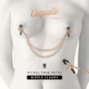 COQUETTE CHIC DESIRE - FANTASY PINZAS METALICAS PEZONES CON CADENA - Imagen 5