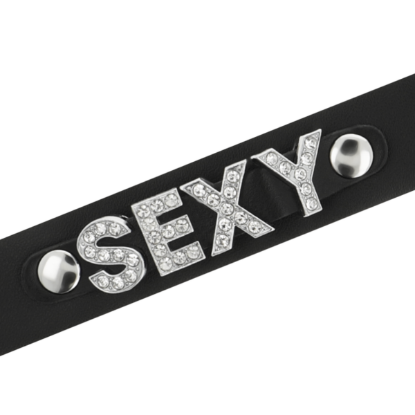 COQUETTE CHIC DESIRE - CHOKER CUERO VEGANO SEXY - Imagen 4