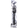 ALL BLACK - DUCHA ANAL SILICONA SISTEMA STOPPER 27 CM - Imagen 2