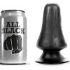 ALL BLACK - ANAL PLUG 12 CM