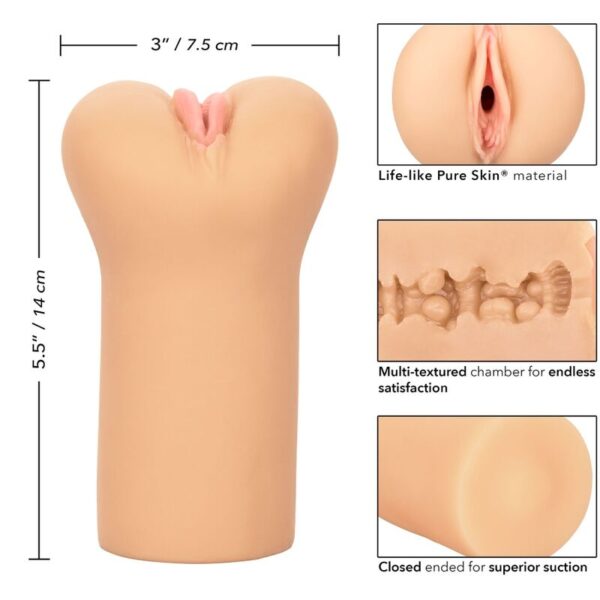 CALEXOTICS - BOUNDLESS VULVA MASTURBADOR TONO LIGHT - Imagen 5