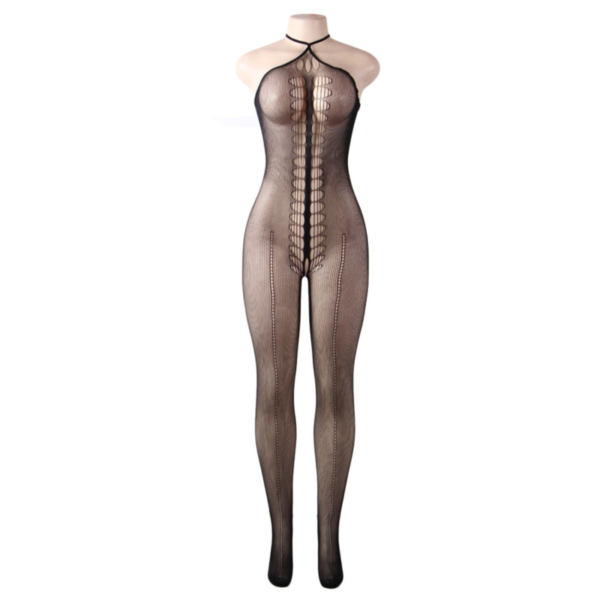 QUEEN LINGERIE - BODYSTOCKING CUELLO HALTER S/L - Imagen 4