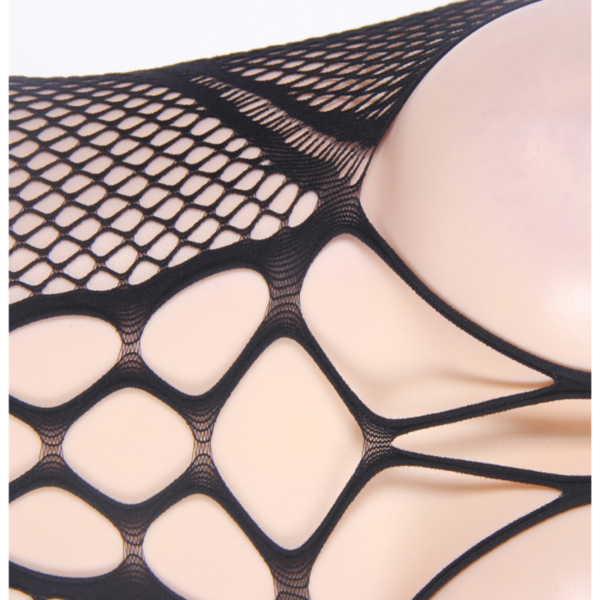 QUEEN LINGERIE - BODYSTOCKING CUELLO HALTER Y ESPALDA ABIERTA S/L - Imagen 4