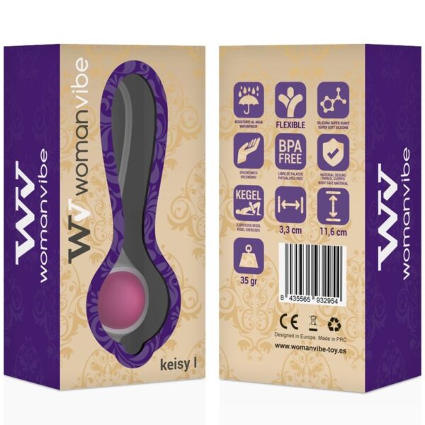 WOMANVIBE - KEISY I BOLA GEISHA SILICONA - ROSA - Imagen 3