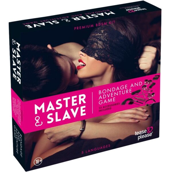 TEASE  PLEASE - JUEGO 13 ACCESORIOS BONDAGE MAGENTA - Imagen 2