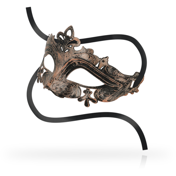 OHMAMA - MASKS ANTIFAZ ESTILO VENECIANO COBRE - Imagen 2