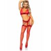 LEG AVENUE - SET TRES PIEZAS DE ENCAJES TALLA ÚNICA - ROJO - Imagen 3