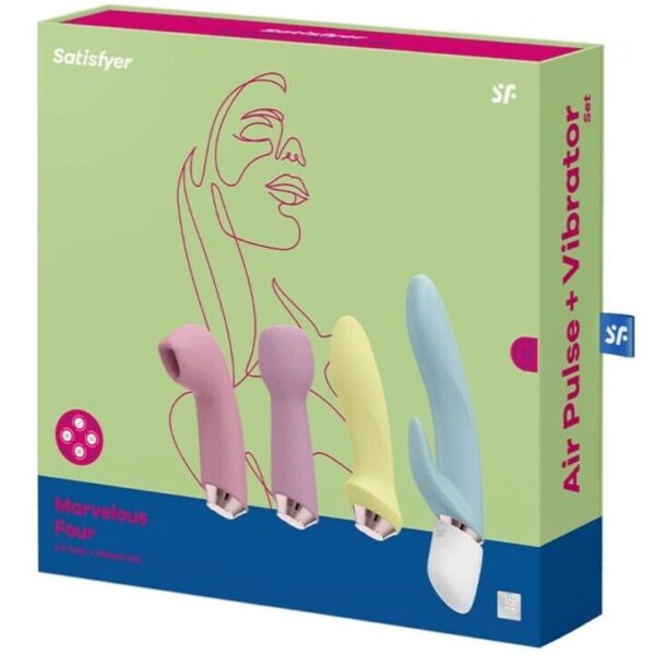 SATISFYER - MARVELOUS FOUR SET VIBRADOR  SUCCIONADOR - Imagen 2