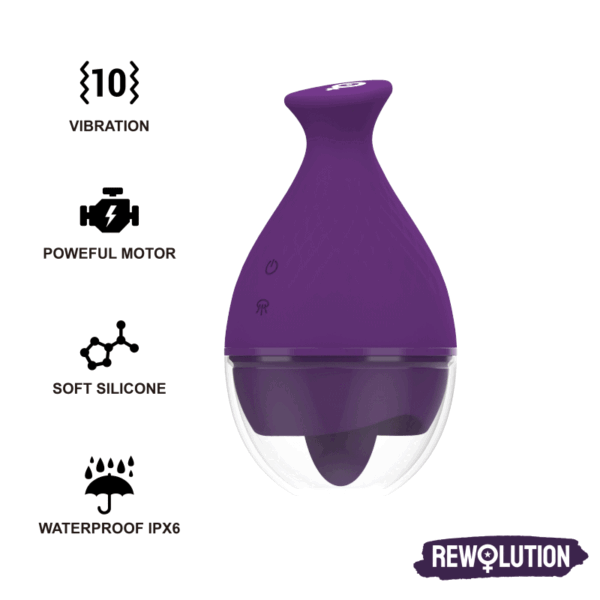 REWOLUTION - REWOLINGO VIBRADOR CON LENGUA - Imagen 2