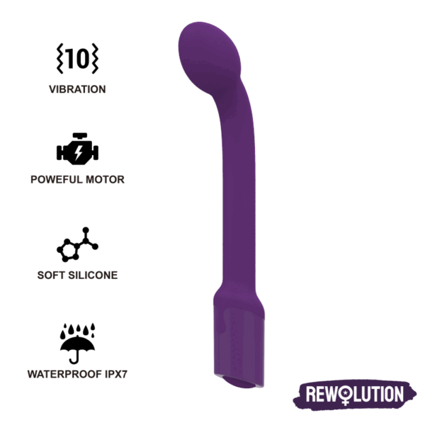 REWOLUTION - REWOFLEX VIBRADOR ESTIMULADOR PUNTO G FLEXIBLE - Imagen 2