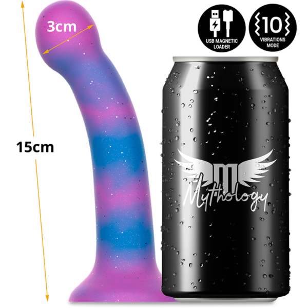 MYTHOLOGY - DION GALACTIC DILDO S - VIBRADOR COMPATIBLE CON WATCHME WIRELESS TECHNOLOGY - Imagen 5