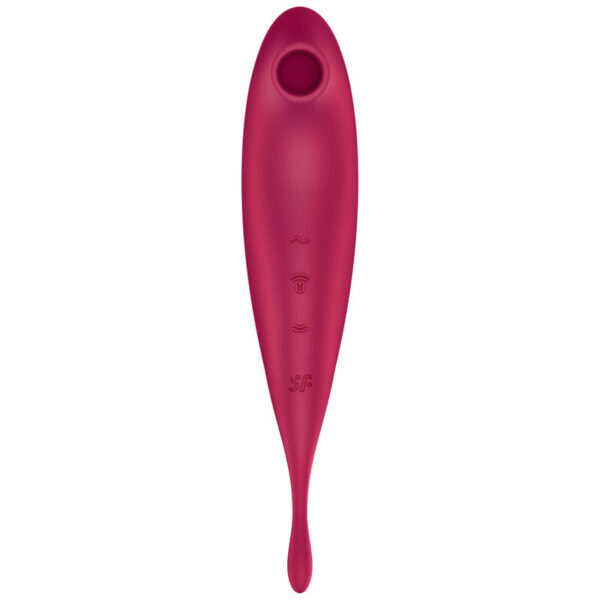SATISFYER - TWIRLING PRO+ ESTIMULADOR Y VIBRADOR APP VERDE - Imagen 2