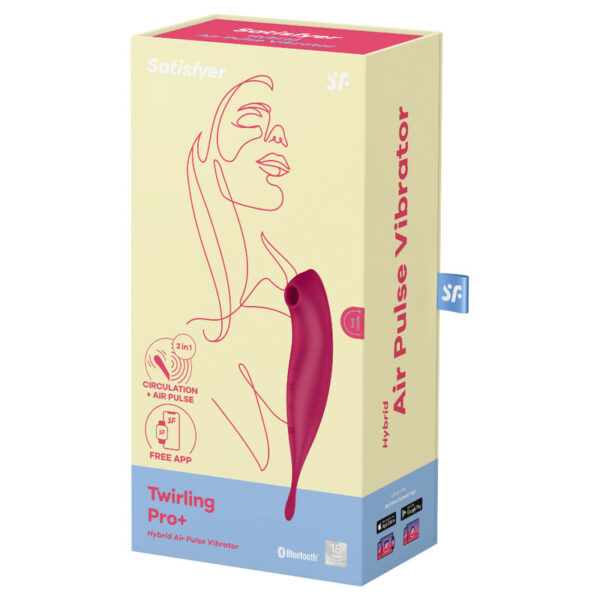 SATISFYER - TWIRLING PRO+ ESTIMULADOR Y VIBRADOR APP VERDE - Imagen 3