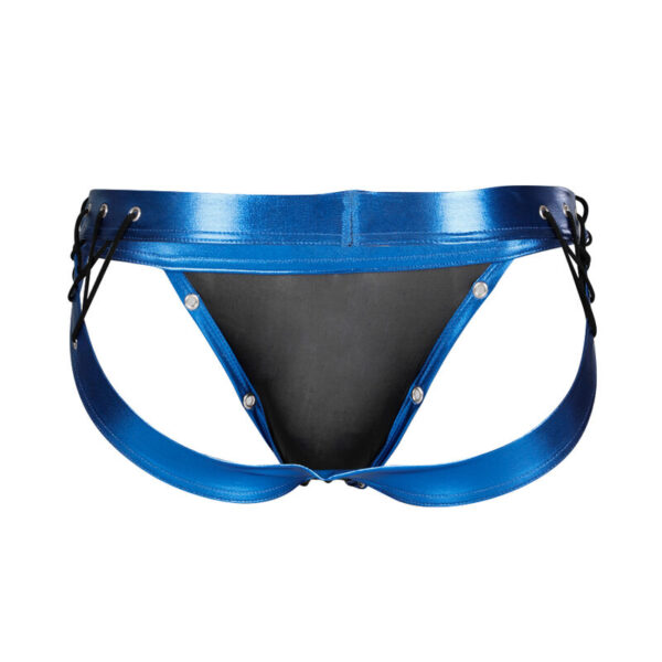 CUT4MEN - JOCKSTRAP DESIRE CUERO AZUL S - Imagen 4