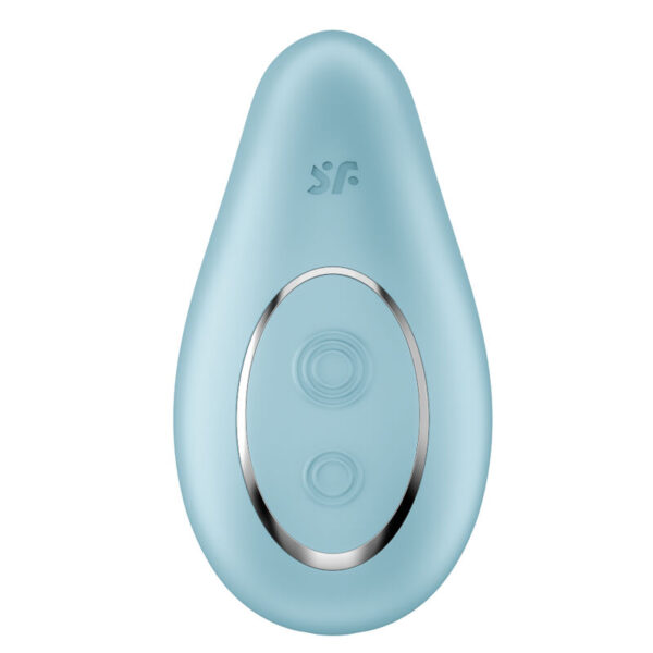 SATISFYER - DIPPING DELIGHT VIBRADOR LAY-ON AZUL - Imagen 2
