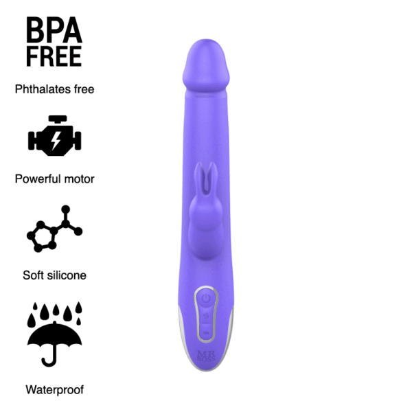 MR BOSS - ARTURO VIBRATOR  ROTATOR COMPATIBLE CON WATCHME WIRELESS TECHNOLOGY - Imagen 2