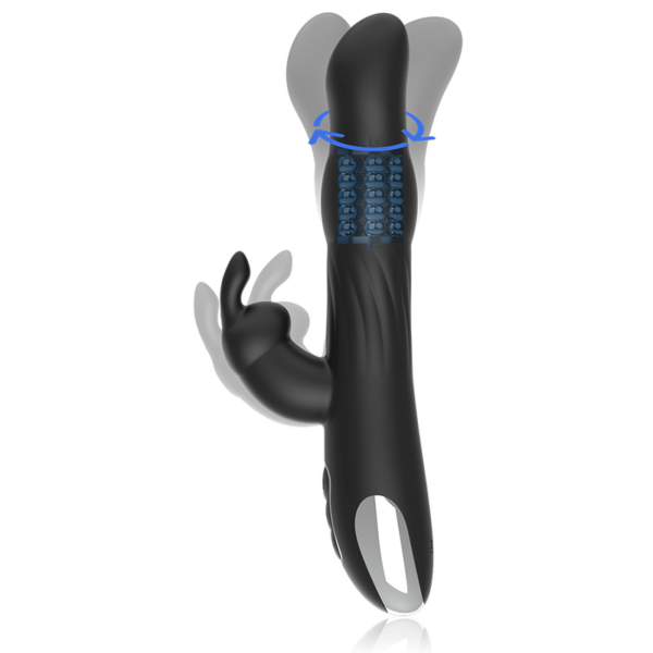 BRILLY GLAM - MOEBIUS RABBIT VIBRATOR  ROTATOR COMPATIBLE CON WATCHME WIRELESS TECHNOLOGY - Imagen 3