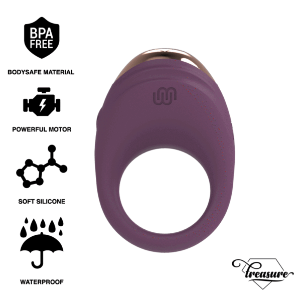 TREASURE - ROBIN VIBRATING RING COMPATIBLE CON WATCHME WIRELESS TECHNOLOGY - Imagen 2