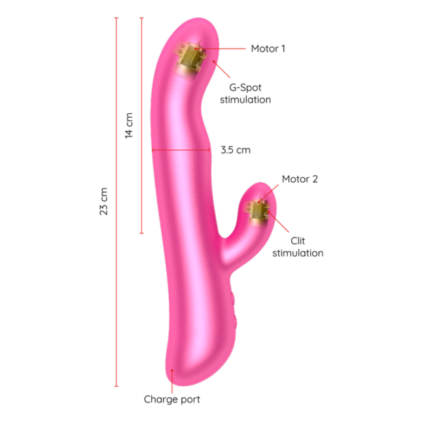 ONINDER - OSLO VIBRACIÓN Y ROTACIÓN ROSA - APLICACIÓN GRATUITA - Imagen 4