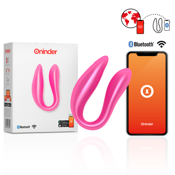 ONINDER - LISBOA ESTIMULADOR PUNTO G  CLÍTORIS ROSA - APP GRATUITA ROSA - Imagen 2