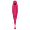 SATISFYER TWIRLING PRO ESTIMULADOR Y VIBRADOR - ROJO - Imagen 2