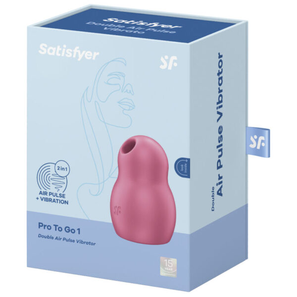 SATISFYER - PRO TO GO 1 ESTIMULADOR Y VIBRADOR DOBLE VERDE - Imagen 4