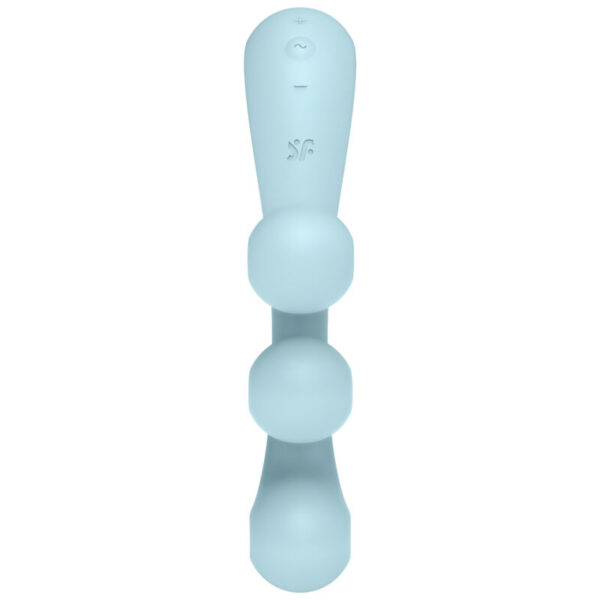 SATISFYER - TRI BALL 2 MULTI VIBRADOR AZUL - Imagen 3