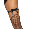 LEG AVENUE - LIGUERO ALTO DE CUERO VEGANO TALLA ÚNICA - ROJO - Imagen 3