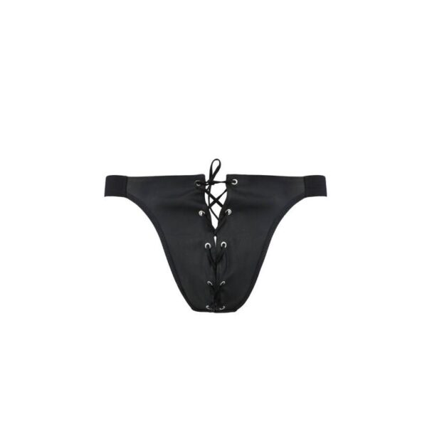 PASSION - 044 SLIP OPEN BEN NEGRO S/M - Imagen 5