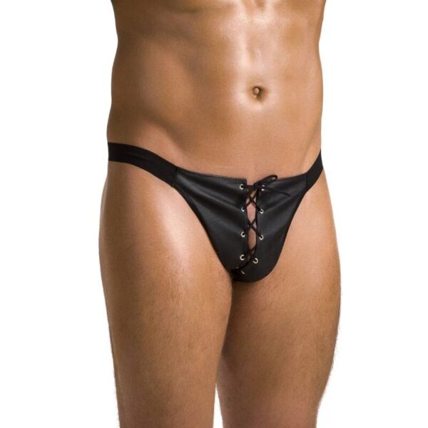 PASSION - 044 SLIP OPEN BEN NEGRO S/M - Imagen 3