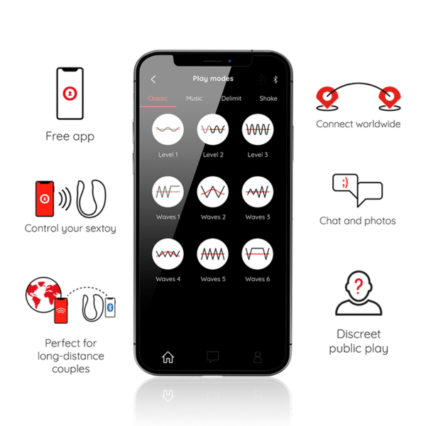 ONINDER - NAIROBI HUEVO VIBRADOR NEGRO - APP GRATUITA - Imagen 3