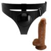PRETTY LOVE - HARNESS BRIEFS ARNÉS UNIVERSAL CON DILDO MICHEAL 20 CM NEGRO - Imagen 3