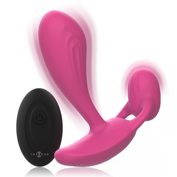 INTENSE - SHELLY DUO ANAL-PERINEO , VAGINAL-CLITORIS REMOTO ROSA - Imagen 3