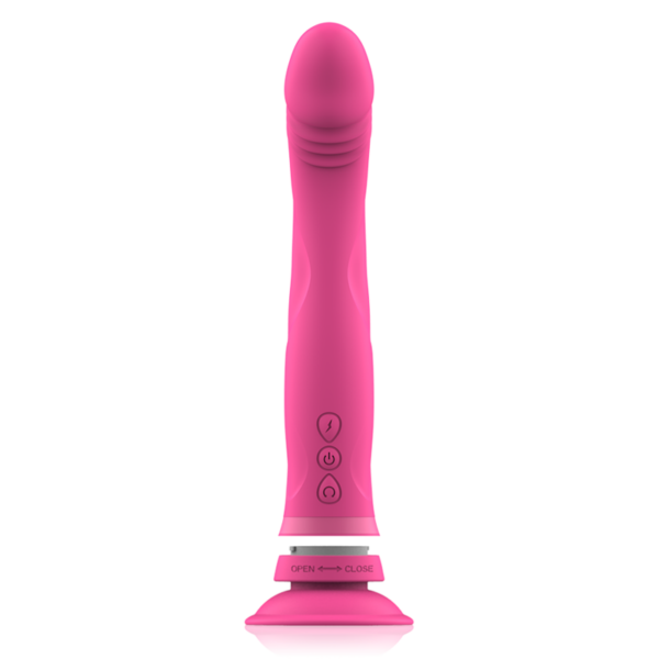 INTENSE - MICHELANGELO DILDO VIBRADOR SILICONA ROSA - Imagen 3