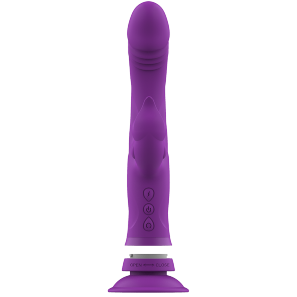 INTENSE - CASANOVA VIBRADOR RABBIT SILICONA TRIPLE MOTOR MORADO - Imagen 5