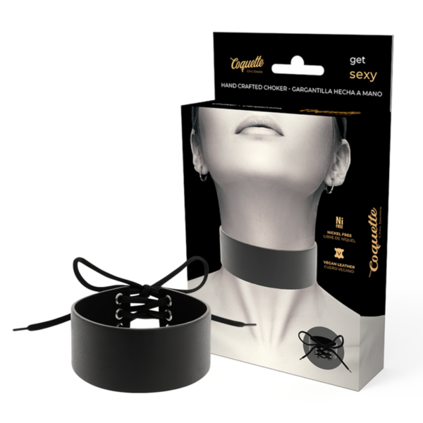 COQUETTE CHIC DESIRE - CHOKER CUERO VEGANO - Imagen 2