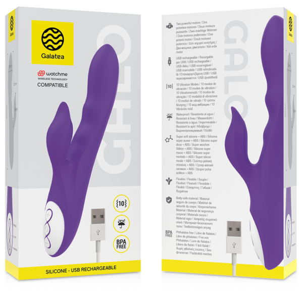 GALATEA - GALO VIBRADOR LILA COMPATIBLE CON WATCHME WIRELESS TECHNOLOGY - Imagen 2