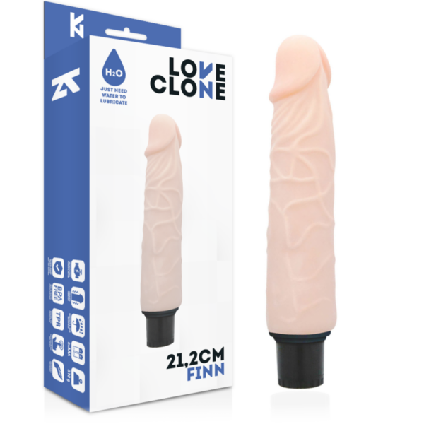 LOVECLONE - FINN VIBRADOR REALÍSTICO SELF LUBRICATION 21.2 CM -O- 3.8 CM - Imagen 3