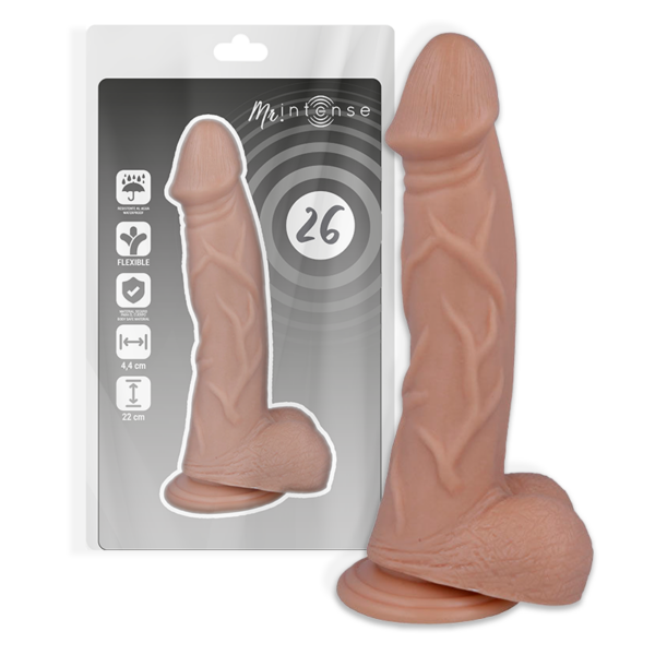 MR INTENSE - 26 PENE REALÍSTICO 22 CM -O- 4.4 CM - Imagen 3