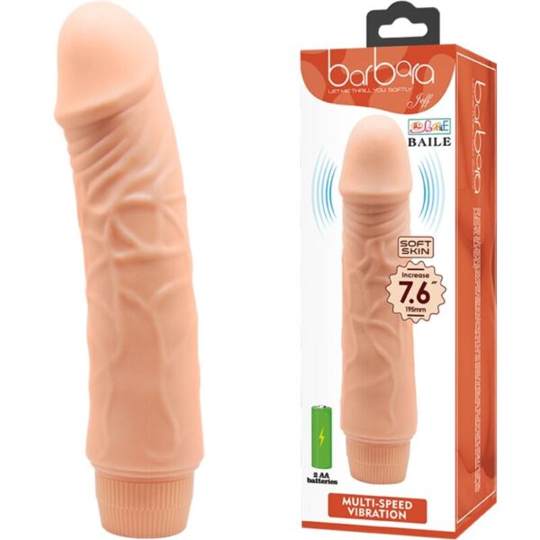 BAILE - BARBARA VIBRADOR REALÍSTICO 20 CM - Imagen 2