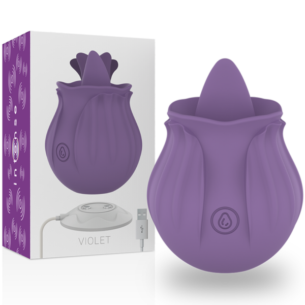INTENSE - VIOLET ESTIMULADOR LENGUA BASE MAGNÉTICA - Imagen 3