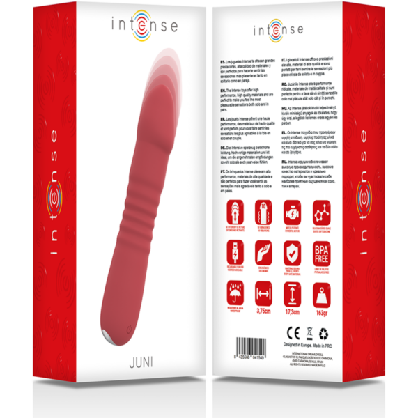 INTENSE - JUNI UP  DOWN 10 VIBRACIONES ROJO - Imagen 5