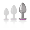 INTENSE - PLUG ANAL METAL ALUMINIO CORAZÓN ROSA TALLA L - Imagen 5